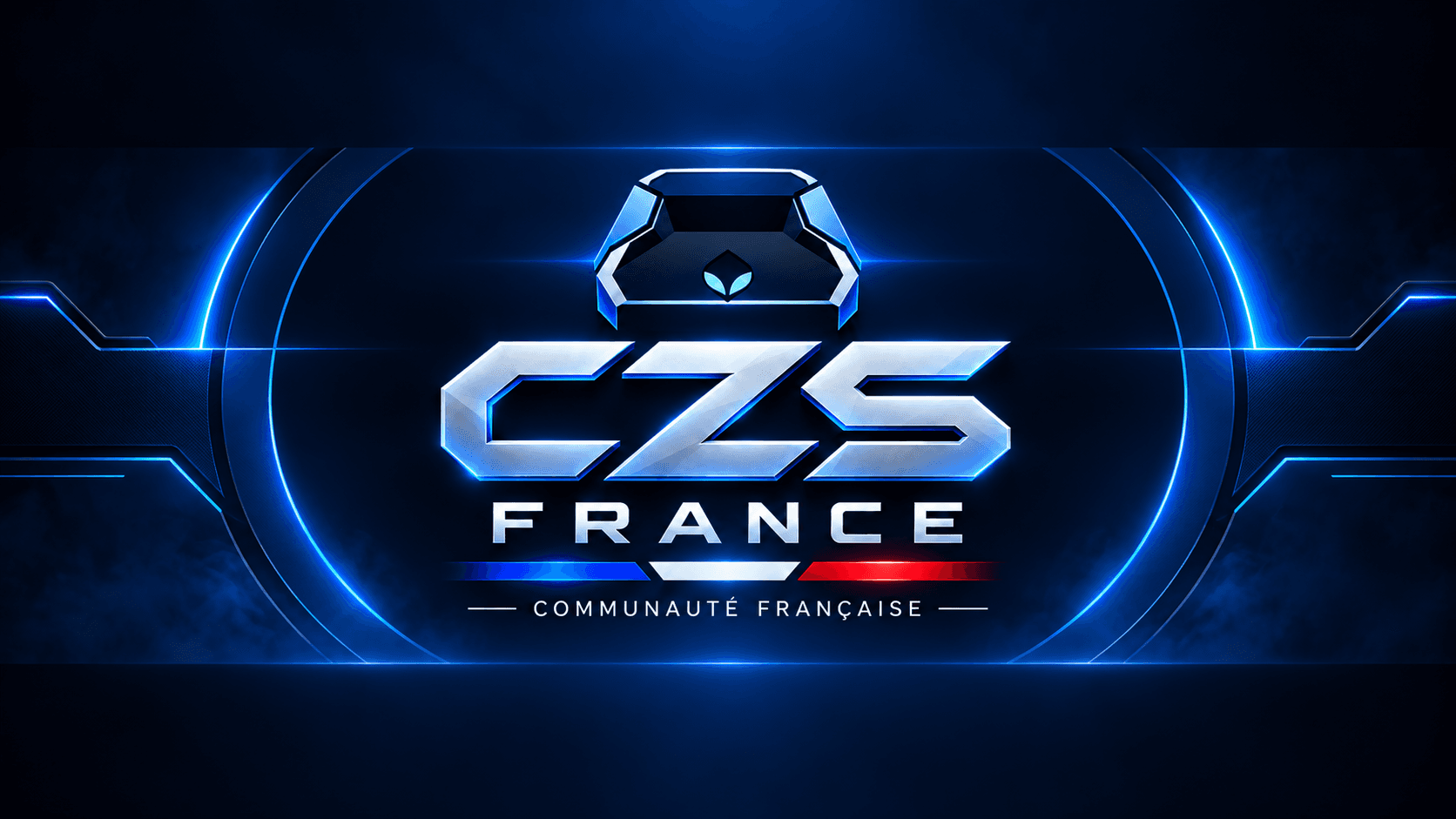 CZS France, identité métallique bleue et signature bleu-blanc-rouge de la communauté Cronus Zen